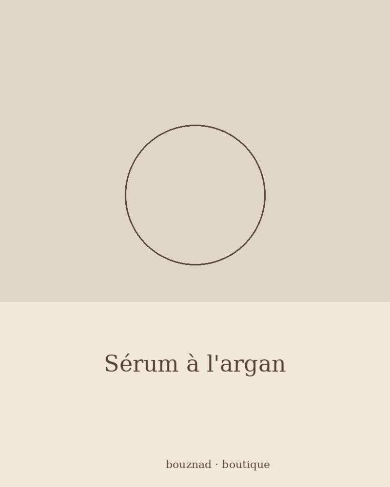 Sérum à l'argan